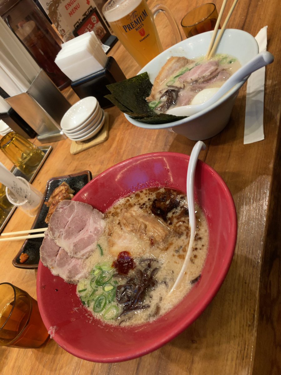 _skyhazard_'s tweet photo. シメのラーメン

今日は半日あざした
@twiningrey 

次はもう少し計画練って遊ぼ笑 https://t.co/z0B1oWsB6L