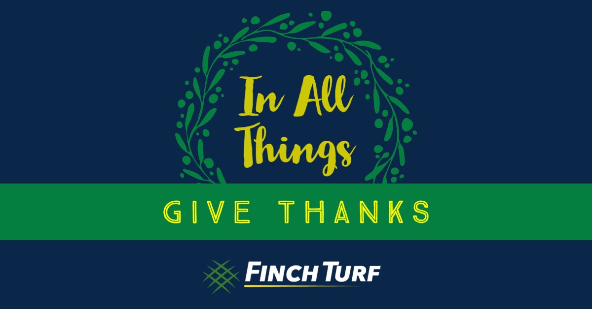 We are #Thankful to be in the close-knit #turf industry working alongside such wonderful customers, coworkers, and colleagues…who we also consider our friends. For this, and many other reasons, we are #BlessedAndGrateful! 🍁🦃🙏🏼 #HappyThanksgiving