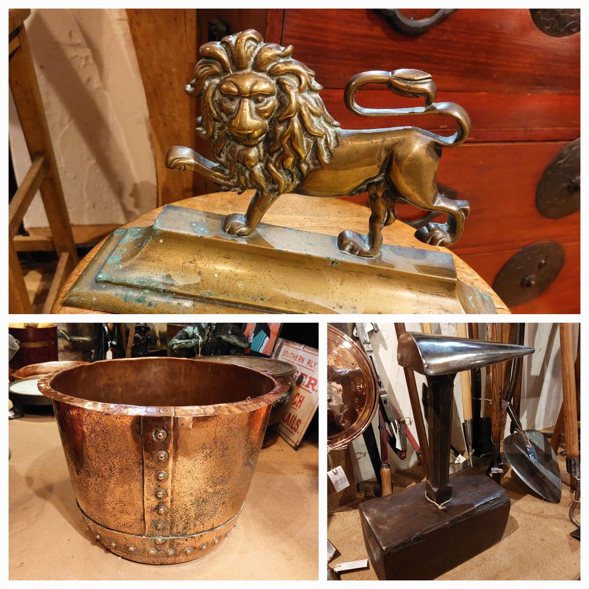 eversleybarn's tweet photo. #jointstools #liondoorstop #copper #anvil #judismithantiques #eversleybarnantiques https://t.co/7Ioug8kYUd