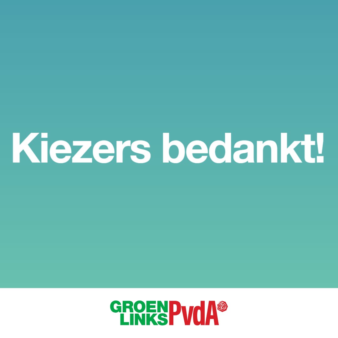 Alle Nieuwegeinse kiezers, heel erg bedankt voor jullie steun en stem! Samen laten we het linkse, sociale en groene geluid hard horen in Den Haag. #SamenKanHet