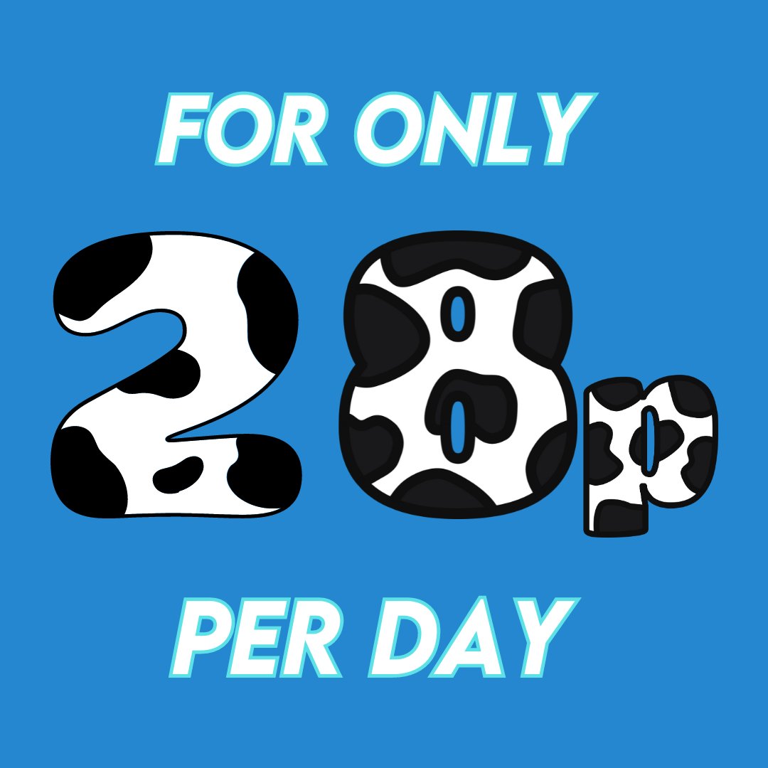 Did you know that children over 5 can receive subsidised milk for just 28p? 🤔 That's right! Milk is not only delicious and nutritious but affordable too! 🙌 #HealthyKids #SchoolMilk 

DM us for more info! 🥛💙