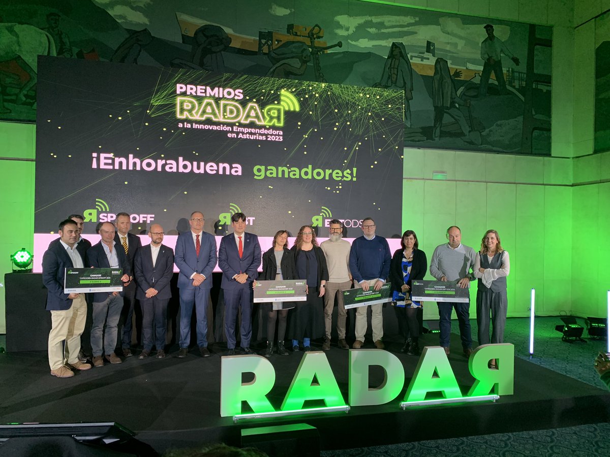 ceeiasturias's tweet image. Finaliza el acto de entrega de los #PremiosRADAR 2023, con la intervención del Consejero de Ciencia, Empresas, Formación y Empleo, Borja Sánchez.

¡Muchísimas gracias a tod@s por vuestra participación y asistencia! Y enhorabuena a todos los ganadores de esta edición 🤗👏🏆.