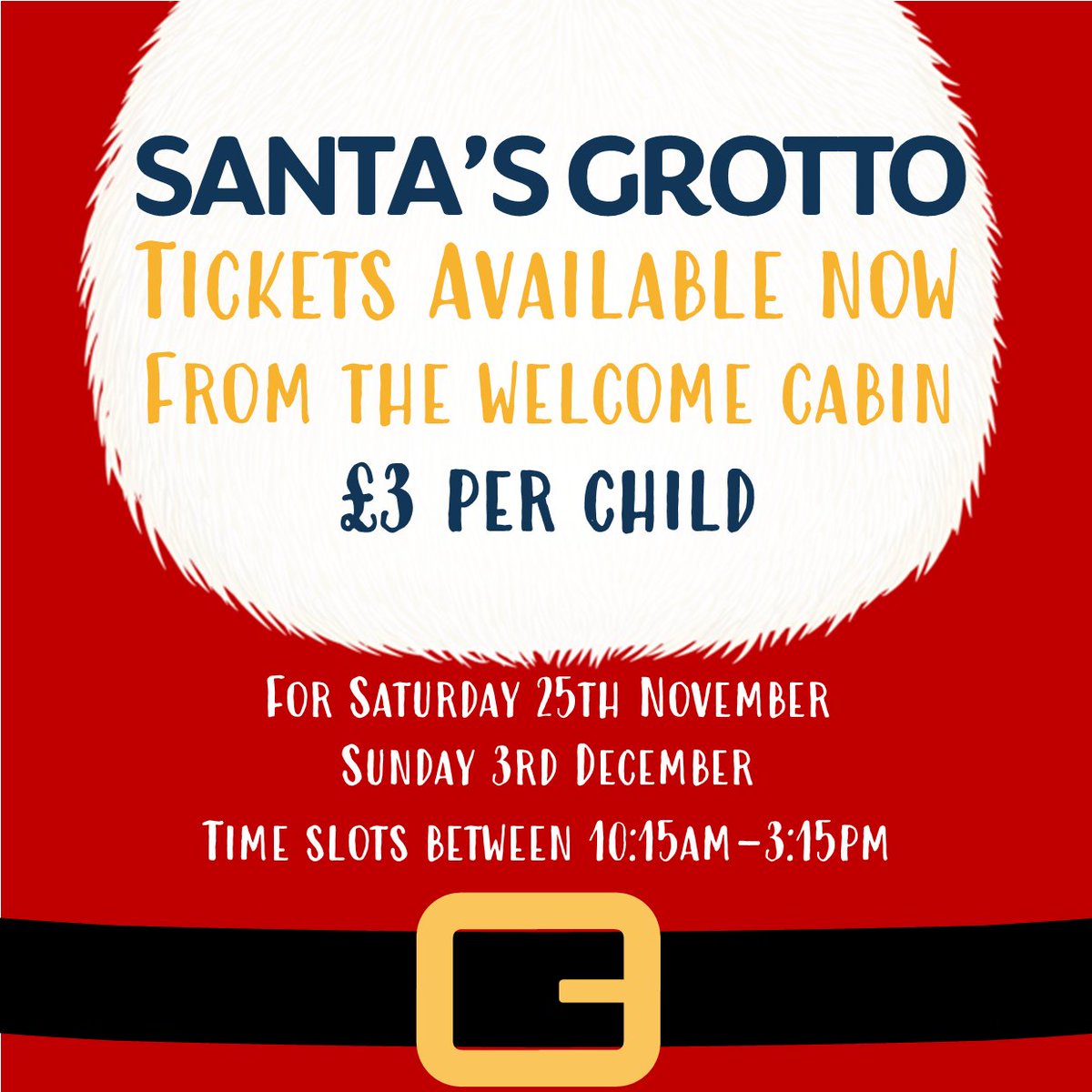 Not long to go now before our Christmas market on Saturday! Don't forget Santa will be here to say hello to all your little ones. Limited tickets available to purchase on the day 😊