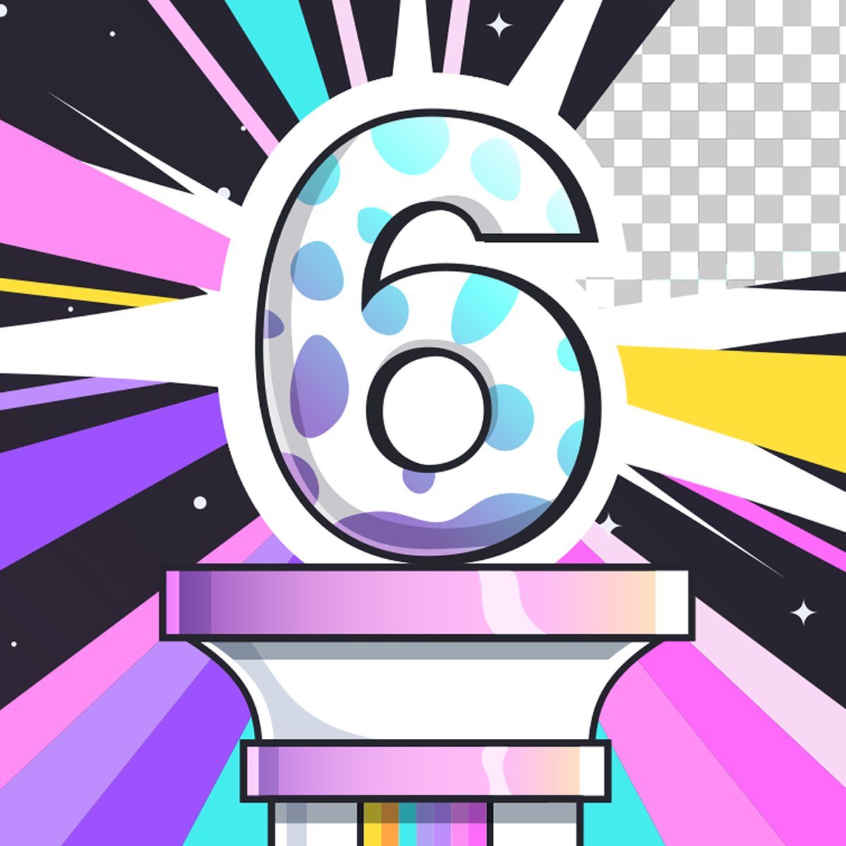CryptoKitties's tweet photo. 🎂🐱 It's our 6th Birthday – the OG NFT! Celebrating 6 years of revolutionizing digital ownership through #NFTs with @CryptoKitties 🎂🐱
🚀🙀🎂6⃣
#CryptoKittiesBirthday #purrs https://t.co/RCemjbhXvn