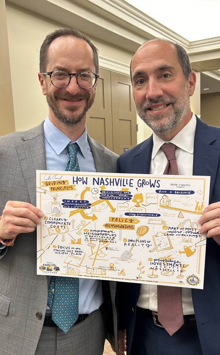 It was a privilege to serve as co-chair of the transition committee for @freddiefornashville. As Nashville grows, I’m thankful for the Mayor’s kind and thoughtful leadership.