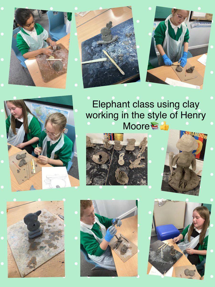 Elephants art work, working in the style of Henry Moore 🎨🖌️ #cloverfieldsart