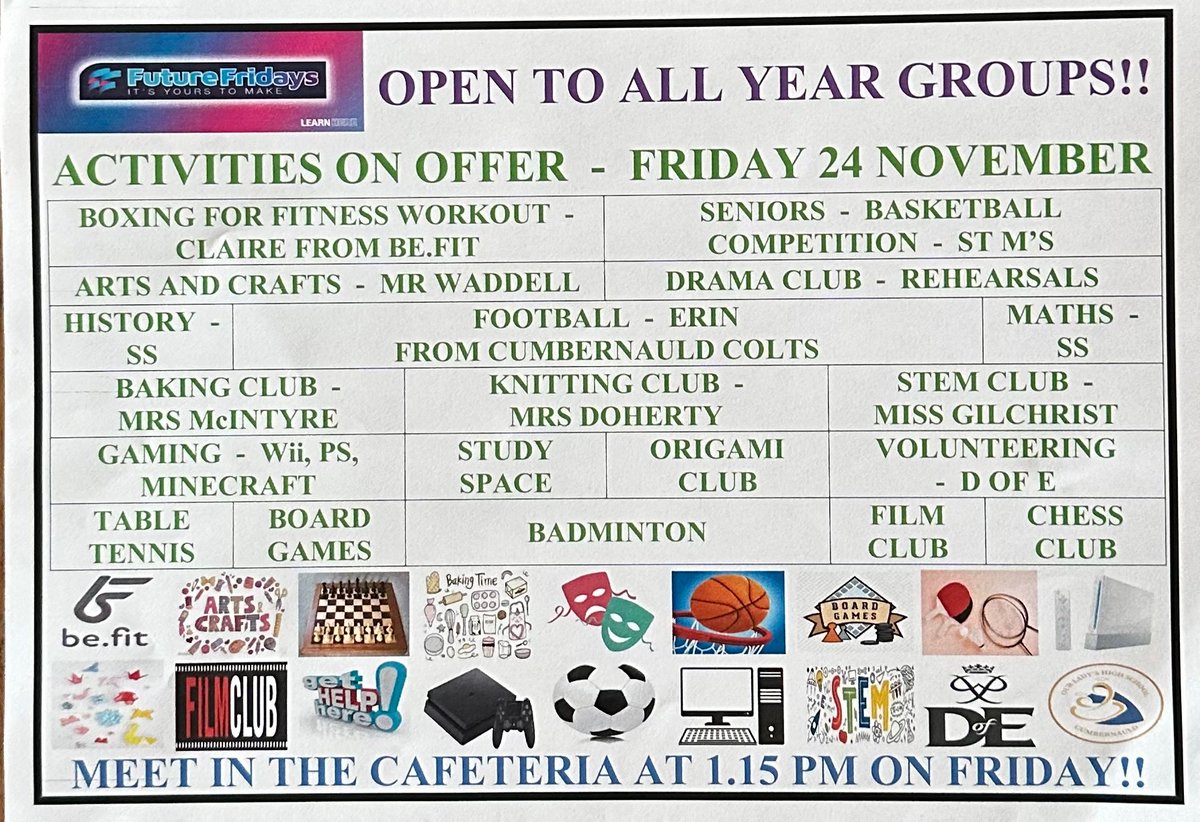 Future Fridays OLHS tweet media