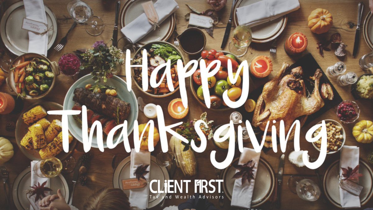 CLiENTF1RST's tweet photo. #HappyThanksgiving to you and your loved ones from Client First! Enjoy the day with family, friends, food and football! https://t.co/nRpUy663ba