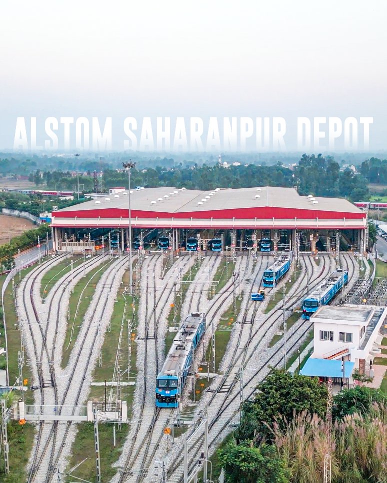 trainwalebhaiya's tweet photo. New Loco Depot of New India!!
Got a Chance to Visit India's one of the most advance Loco Depot recently, @AlstomIndia Saharanpur Depot which is setup under project MELPL in collaboration with Indian Railways
@Alstom #IndianRailways #Alstom #NewIndia @RailMinIndia https://t.co/WvBVsan09m
