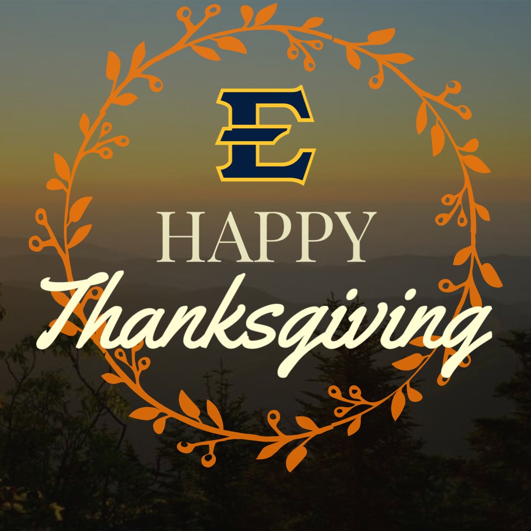 Happy Thanksgiving from all of us at ETSU Baseball!