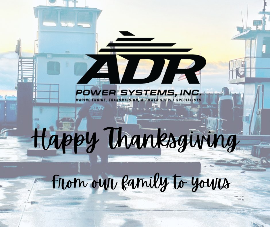 ADRPowerSystems's tweet photo. Humbled and Grateful for our team this year, and every year. We thank you all for what you do every single day. 
Happy Thanksgiving from your friends at #ADRPowerSystems. #ADRStrong 💪 https://t.co/Hx82boii05