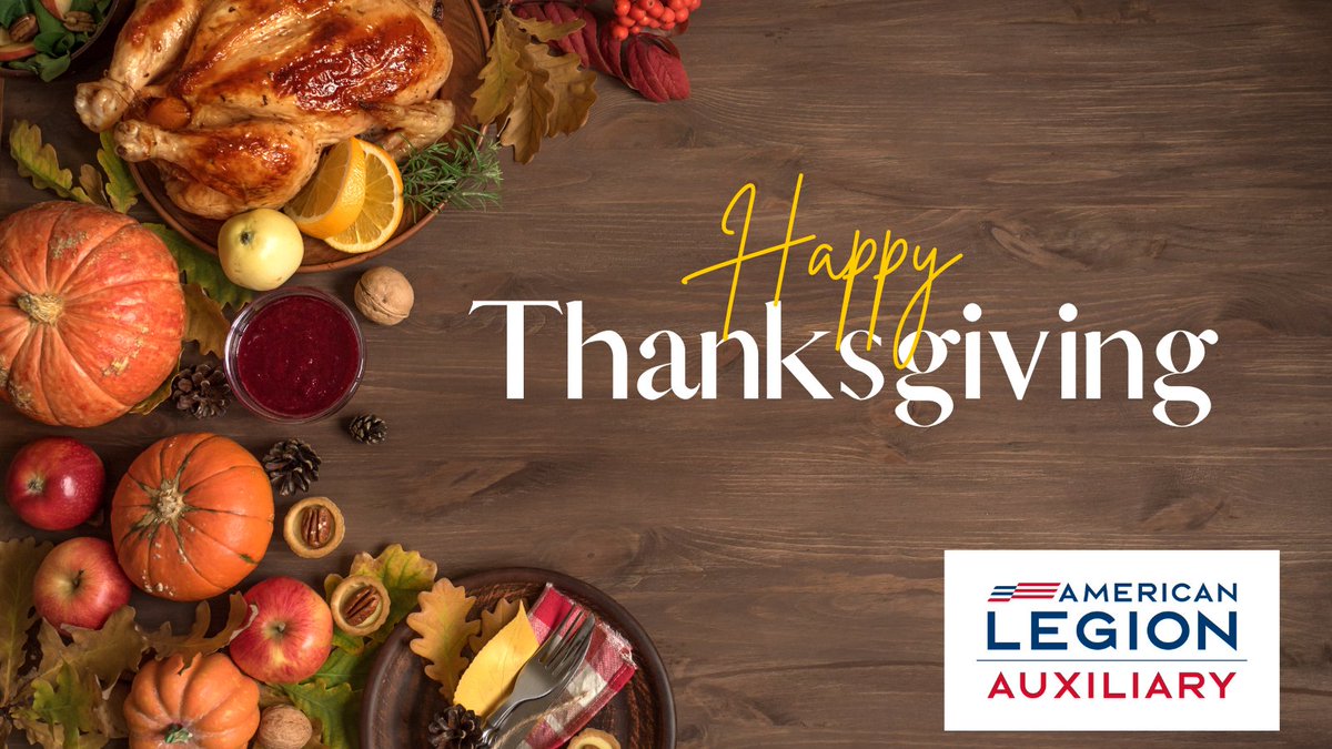 We are thankful for you!
#HappyThanksgiving
#AmericanLegionAuxiliary