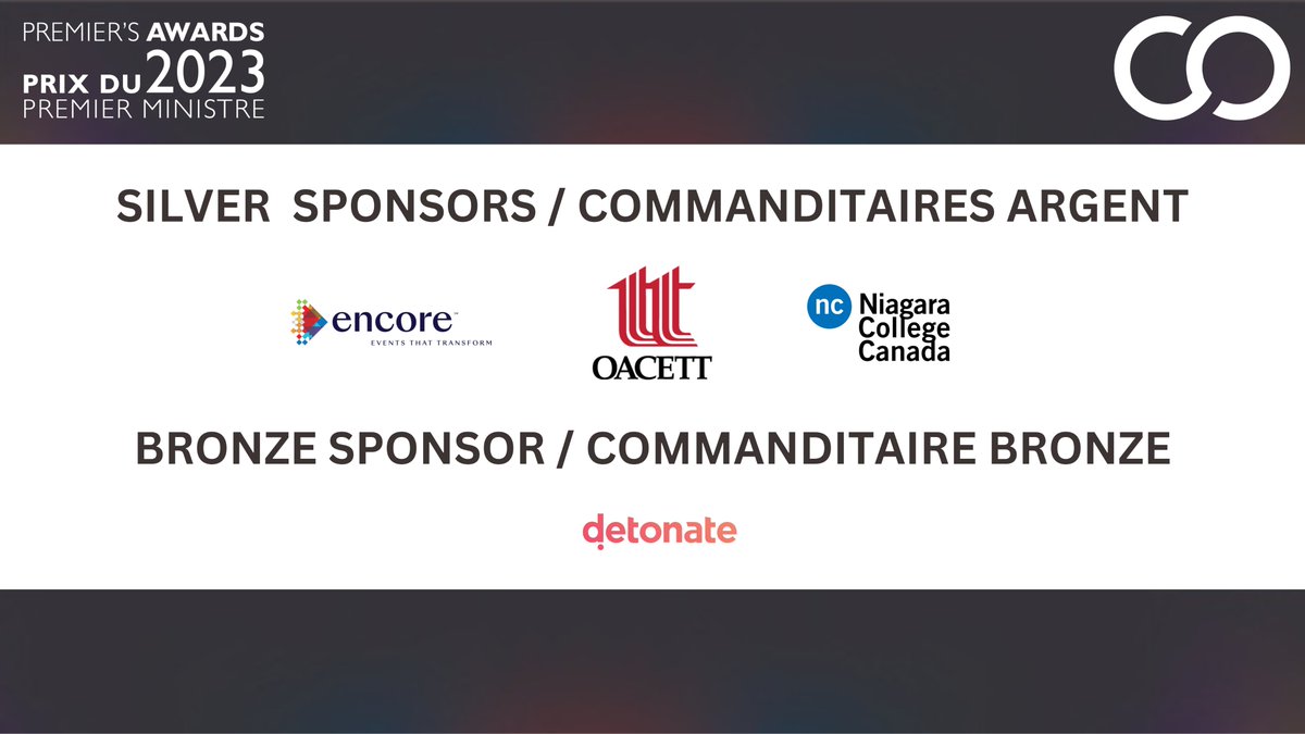 Only a few days left until we unveil this year's recipients of the Premier's Awards for outstanding college graduates. We’re grateful for the tremendous support of our sponsors, whose contributions make the gala such a success. co-awards.com @fordnation #2023PA #cdnpse…