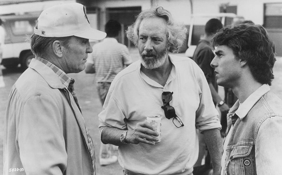 Robert Duvall, writer Robert Towne and Tom Cruise on the set of 'Days of Thunder', (1990). 📣📽️🎬 #BehindTheScenes #FilmTwitter #ClassicMovies #TCMParty #BOTD #RobertTowne