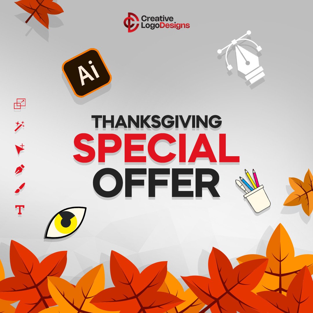 cldusa_'s tweet photo. Elevate your brand presence this Thanksgiving with our special offer from Creative Logo Designs! Development. Enjoy a FREE logo design with your purchase. Let's create a visual masterpiece together! https://t.co/N7Yzd97ahO
Terms and Conditions Apply**
#ThanksgivingSpecial #CLD https://t.co/JskeGRGtql