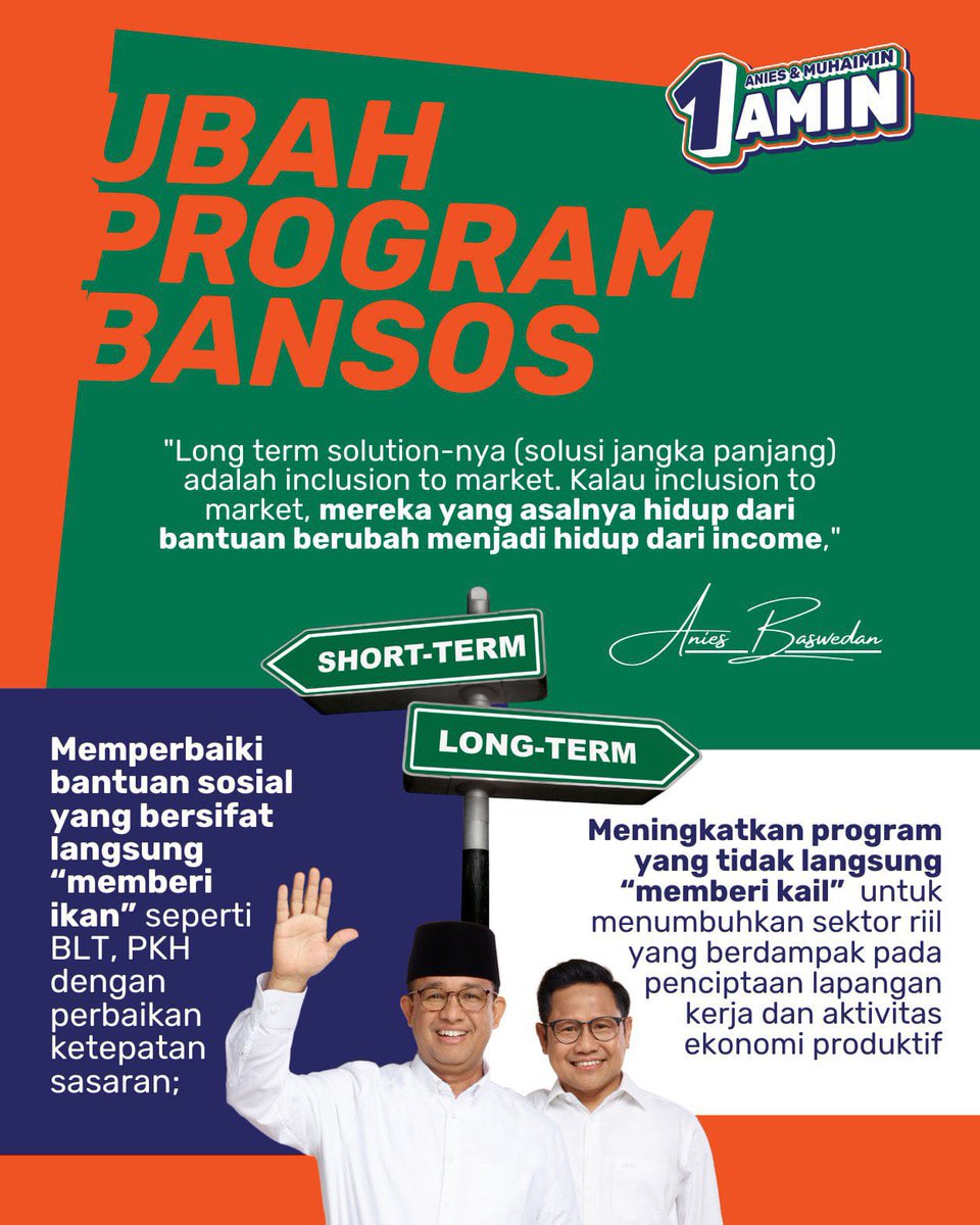 FirmanHanan's tweet photo. AniesMuhaimin2024

Pengentasan Kemiskinan, Menciptakan Lapangan Baru, Pemerataan Ekonomi

@cakimiNOW
@DPP_PKB
@halimiskandarnu
@RivqyHalim
@singnomer1 
@bangkitdansolid 
@BellaPasti
@DesakuSukses 
@desakusurga https://t.co/3F6CEKppAc