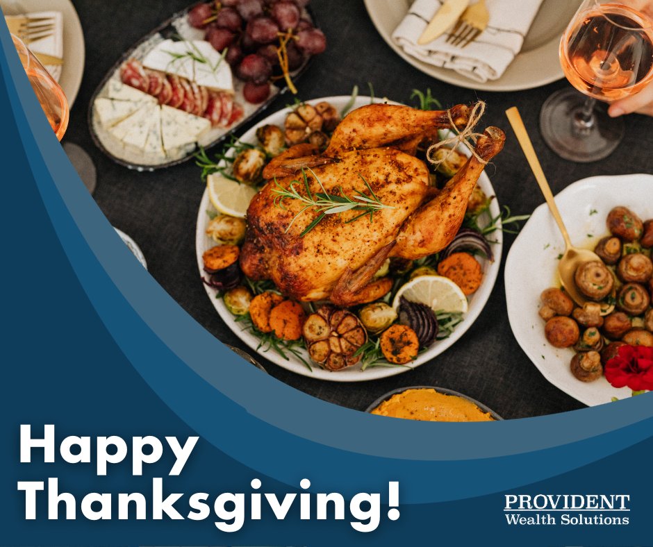 We wish peace, blessings, and joy on your Thanksgiving meal!

#Thanksgiving #GivingThanks #Thanksgivingmeal #ThanksgivingFood #ProvidentWealthSolutions