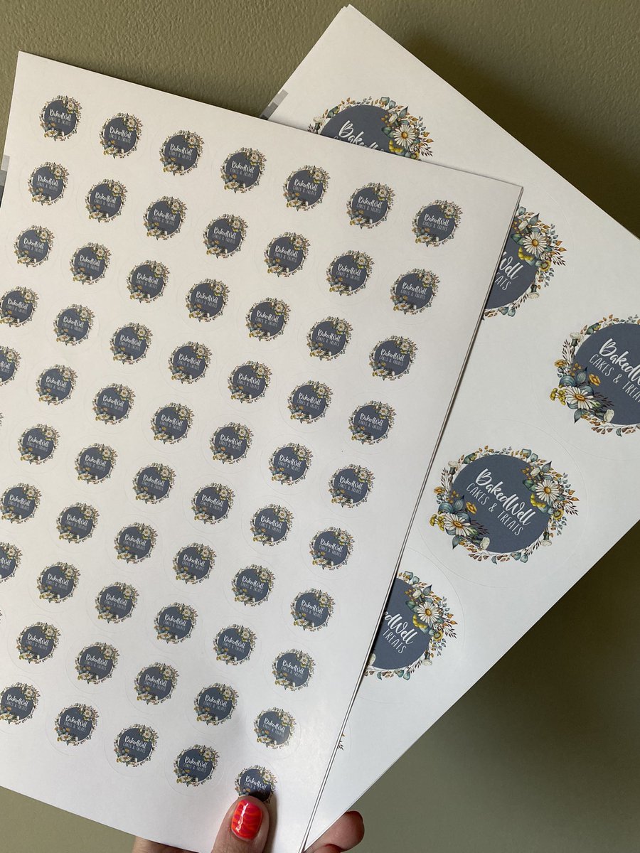 DigitalClc's tweet image. More logo stickers for BakedWell Cakes and Treats 

If you are looking for branded stickers, get in touch

07921120912
Claire@clcdigital.uk

#branding #logo #marketing