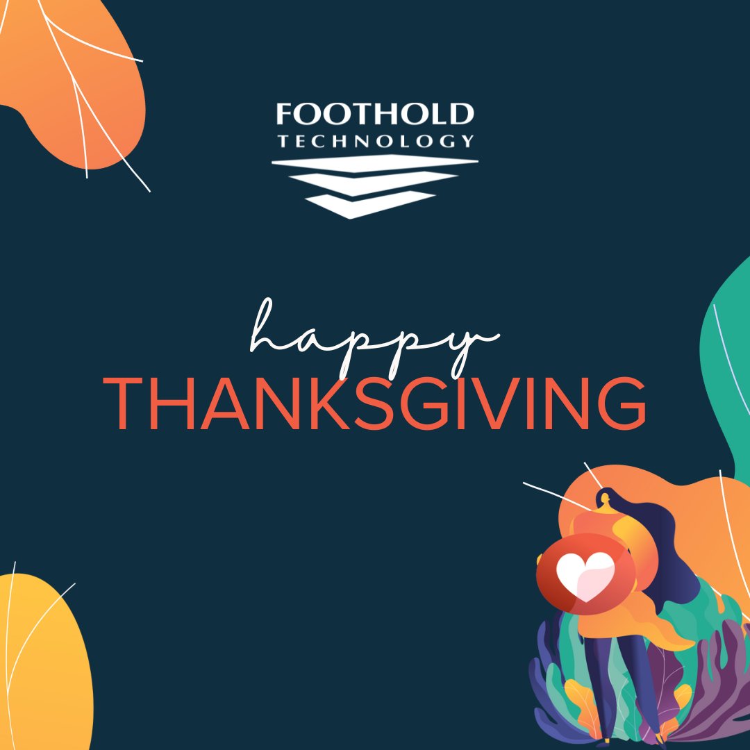 footholdtech's tweet image. 🦃 Happy Thanksgiving from Foothold Technology! 🍽️🍁
We are so thankful for our dedicated team, our incredible clients, and the opportunity to make a positive impact in the world of human services. #HappyThanksgiving #Gratitude #FootholdTechnology #ThankfulThursday