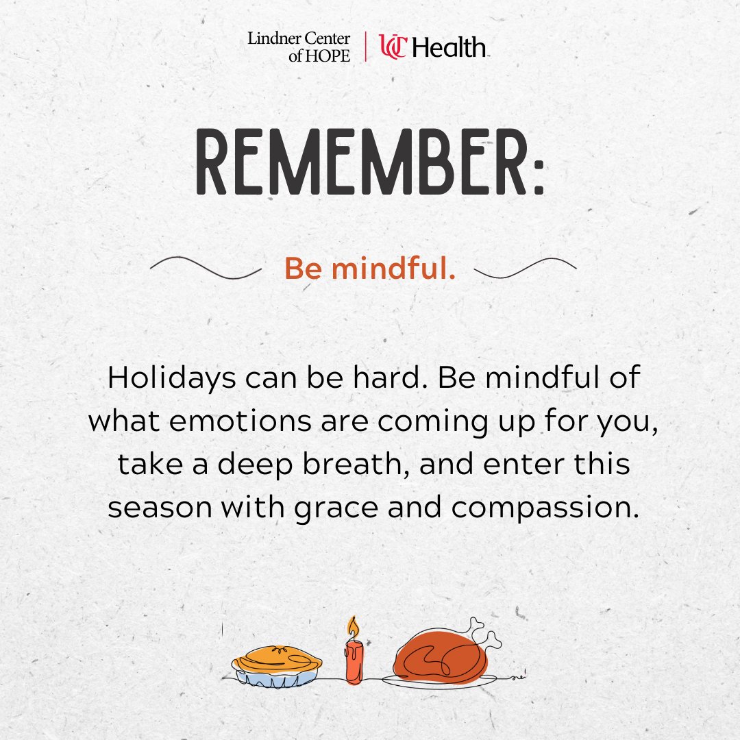 LindnerCtrHope's tweet image. Worried about #overeating this Thanksgiving? 🦃 Here’s a gentle reminder: Nourish your body throughout the day, savor the flavors, and most importantly, give yourself grace.  🍽️ ✨ #HAES #intuitiveating