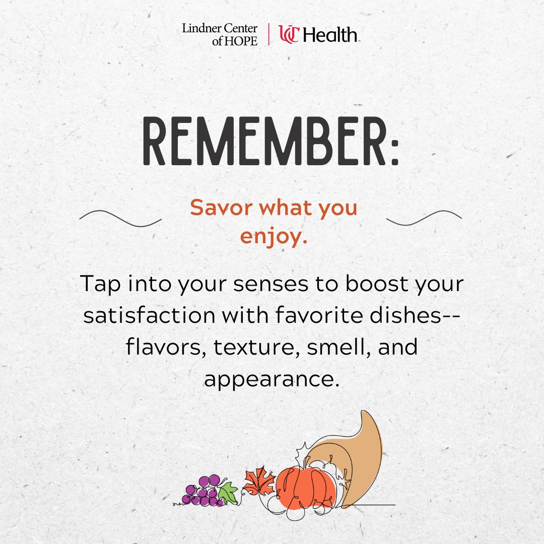 LindnerCtrHope's tweet image. Worried about #overeating this Thanksgiving? 🦃 Here’s a gentle reminder: Nourish your body throughout the day, savor the flavors, and most importantly, give yourself grace.  🍽️ ✨ #HAES #intuitiveating