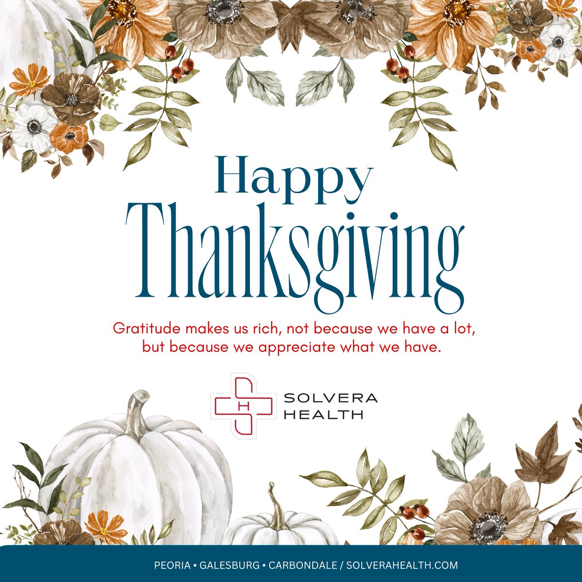 In the spirit of gratitude, let's celebrate the blessing of good health and the joy of coming together with loved ones. Wishing you a happy and healthy Thanksgiving! 🧡🍂 #GratefulForHealth #ThanksgivingThanks #HealthAndHappiness