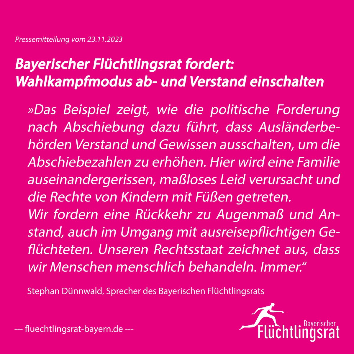 Bayerischer Flüchtlingsrat tweet media