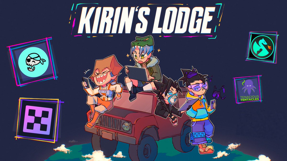 Kirin‘s Lodge EP4🎙️ Today at 5pm UTC 🐉 | Host: @Carlos_siuu0 🎙️| Project list: @Zeebitio @LuckySeaGG @TheTentaclesNFT