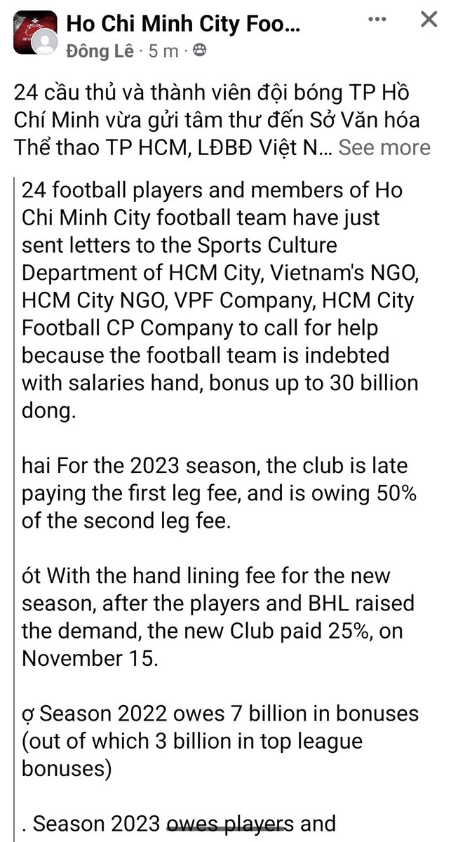 Saigon_Redux's tweet photo. Oh no....
#HCMCFC #VLeague https://t.co/9sJScxiw9B