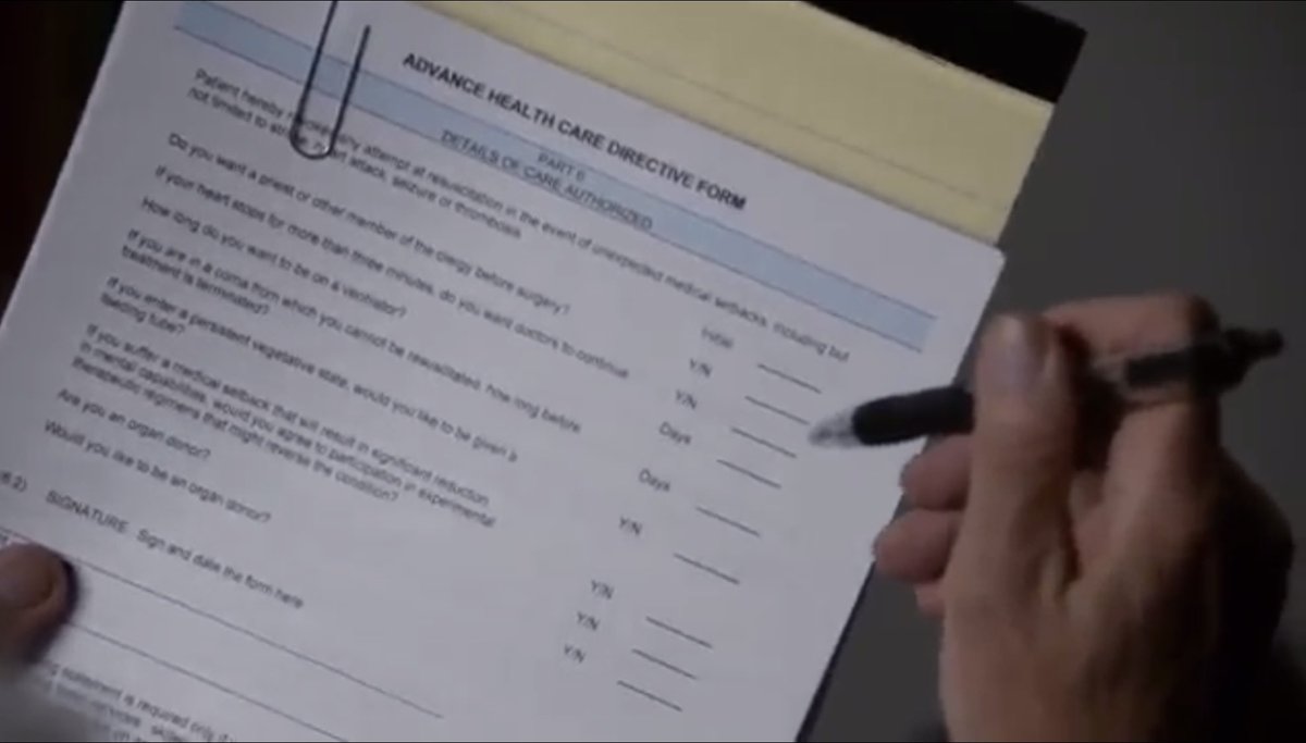 DHPLover's tweet image. #OTD in 2015:

Provenza: "Patient hereby revokes any attempt at resuscitation in the event of blah-ditty blah, blah, blah. Well, I'm okay with that. Sure. You revoke.”

#MajorCrimes #TakingTheFall