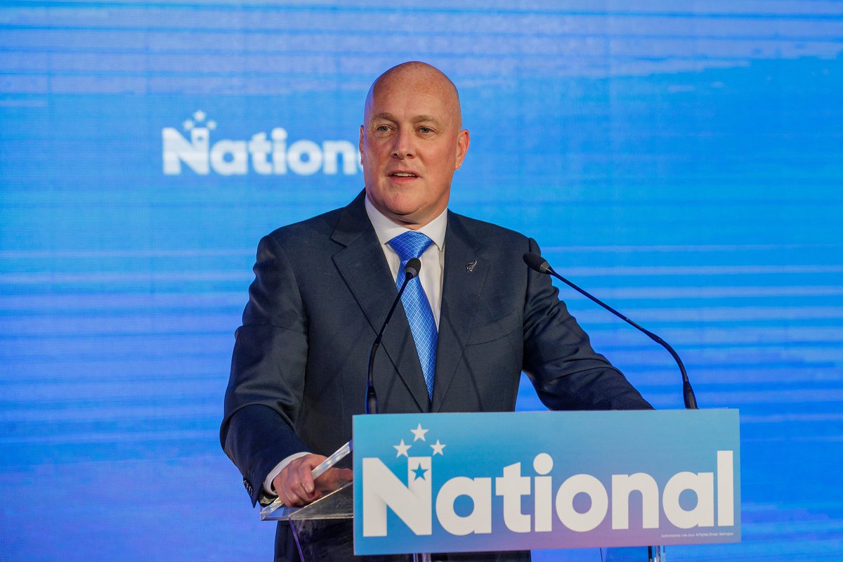 New Zealand’s Luxon forges deal to lead new coalition government 

buff.ly/3RbnmDz 

#NewZealandElections #LuxonForPrimeMinister #CoalitionGovernment #PoliticalAlliance #PolicyNegotiations #DemocraticProcess #LeadershipTransition #GovernmentFormation