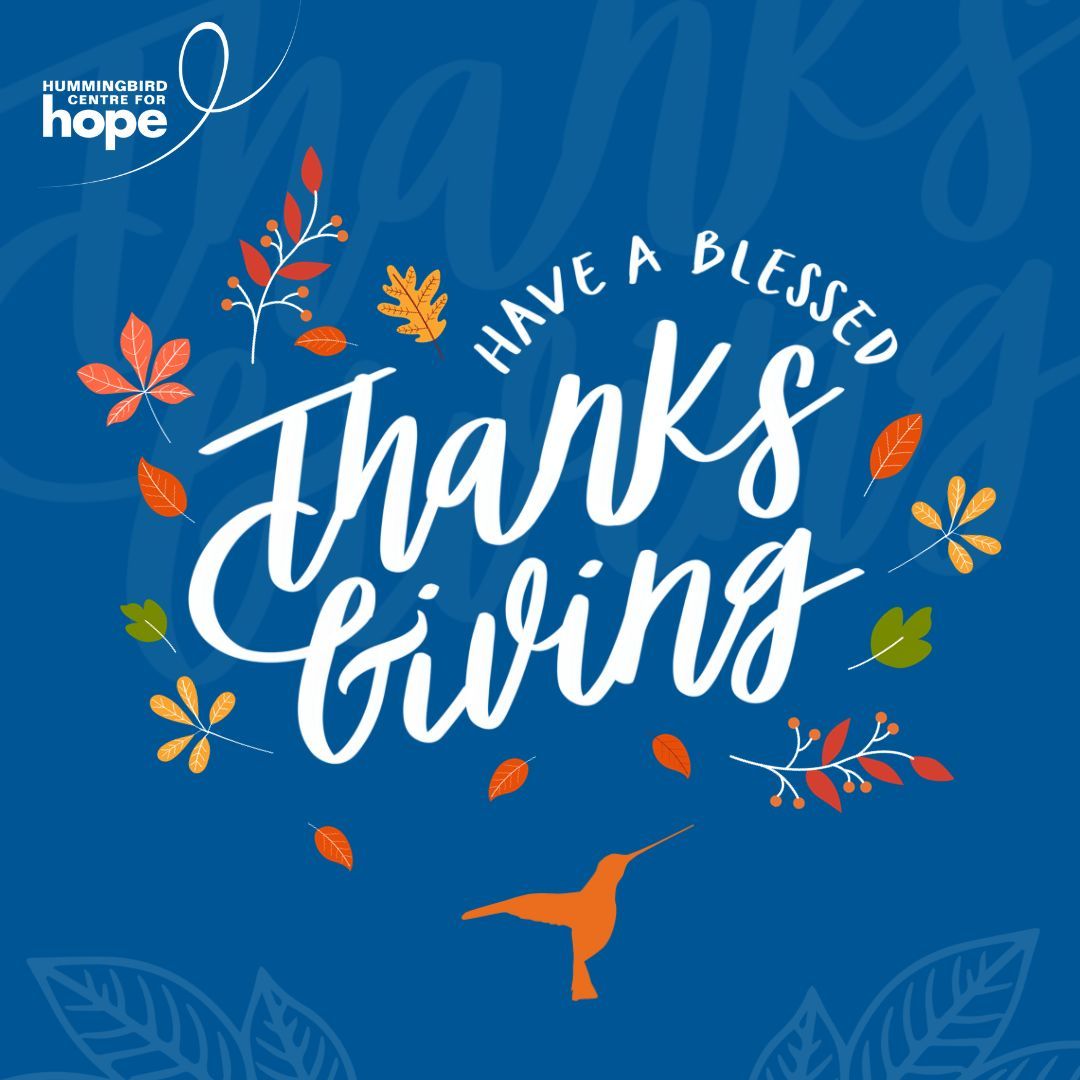 HummingbrdHope's tweet photo. Wishing our friends from the USA a Happy Thanksgiving! HCH is sending all our love and support #thanksgiving #griefjourney #healing https://t.co/qQsDkISxKV