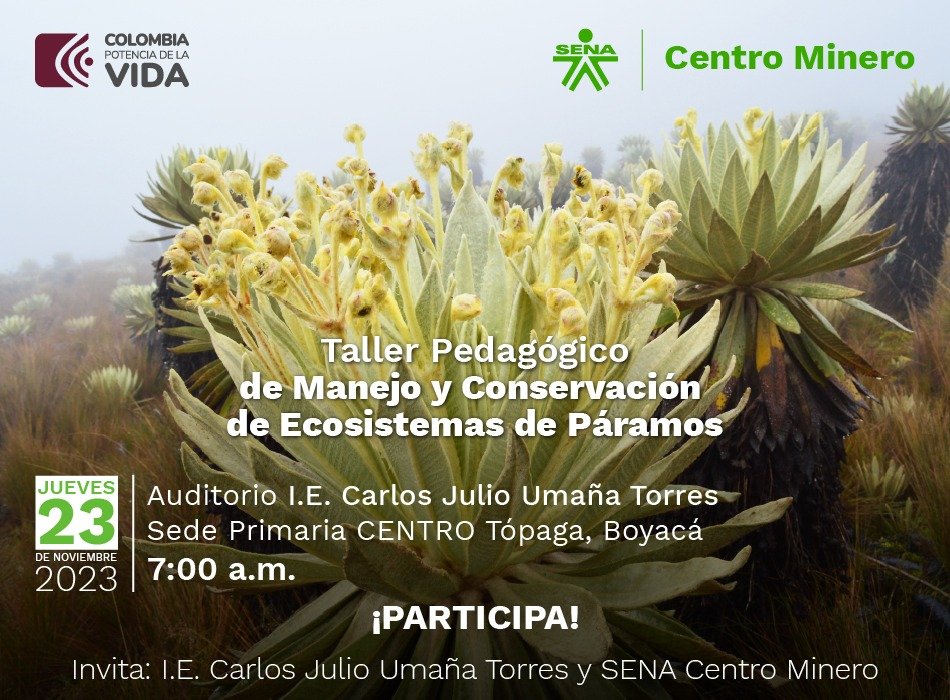 #EnNuestroADN el manejo y conservacion ambiental siempre presentes !!! Hoy desarrollamos con estudiantes de la I.E. Carlos J. Umaña T. de <a href="/TopagaB/">Alcaldia Tópaga Boyacá 2024 - 2027</a> Taller Pedagogico sobre el Cuidado y Conservacion de nuestros Páramos <a href="/SENABoyaca/">SENA Boyacá</a> en sintonia con la #TransicionMineroEneregetica