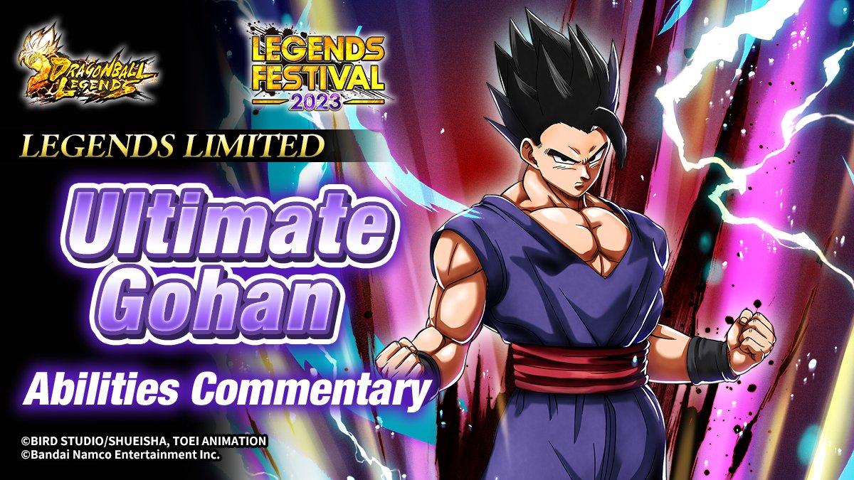 DB_Legends's tweet photo. [A New Character Joins the Fight!]
LEGENDS LIMITED Ultimate Gohan's abilities have been revealed!

Give them a look here: https://t.co/pq0Aq3C1nD

New info is posted regularly on Legends' official site!
Check it out!

#LegendsFestival
#DBLegends https://t.co/ok9wh96fs8