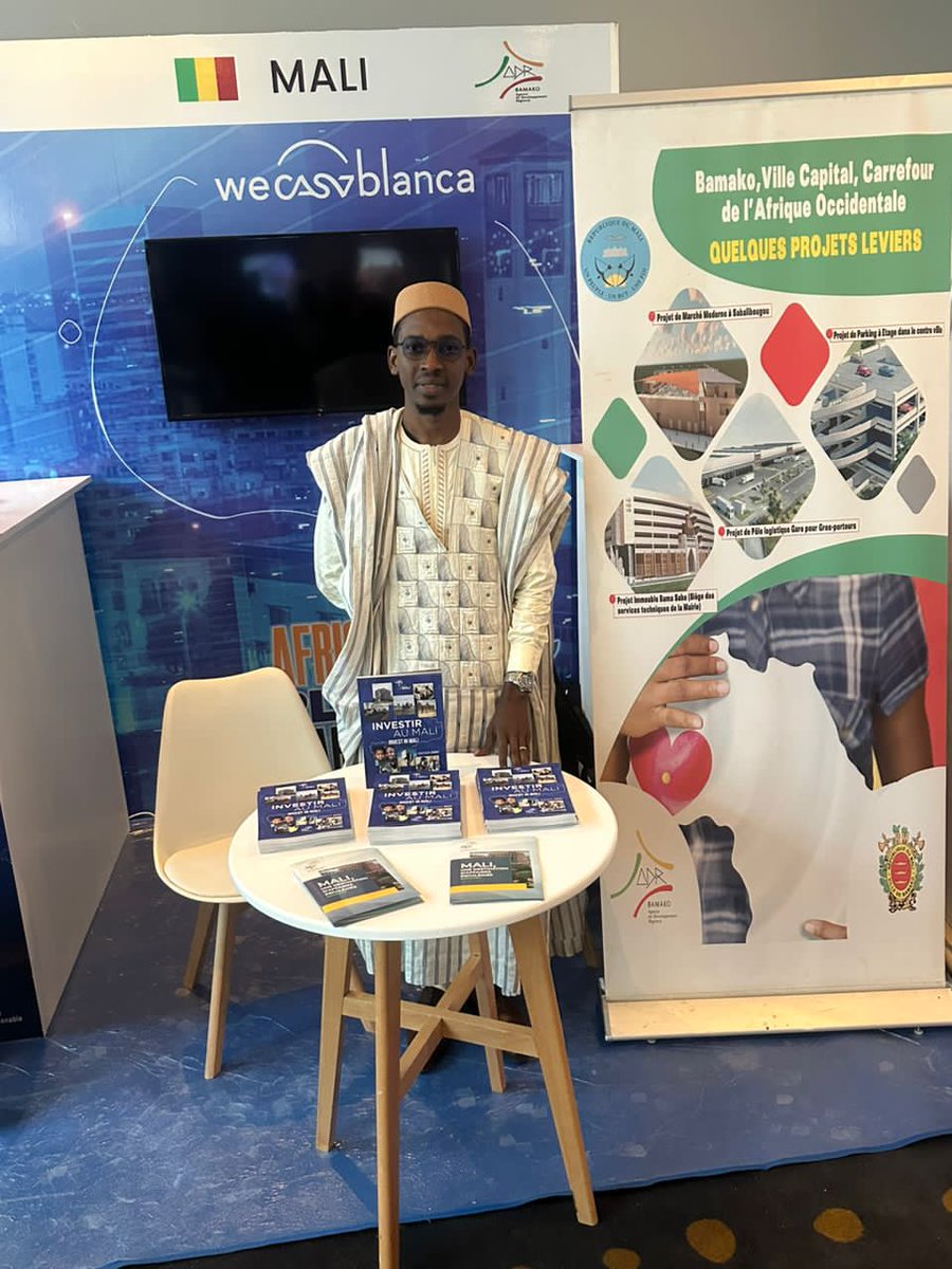 M.Hamadou B. YALCOUYE, DG de l'ADR-Bamako à la 4ème Edition de  l'Africa Place Marketing, renforce la visibilité du Mali dans les débats sur l'attractivité territoriale avec le soutien de l'API ( Agence pour la promotion des investissements au mali)