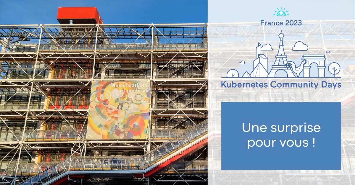 🎉🔥 Nous avons une surprise !

Nous avons obtenu auprès de la CNCF que tous(tes) les participant(e)s de l'édition #KCDFrance 2023 puisse bénéficier d’une remise de 15 % sur leur billet pour la KubeCon EU 2024 qui aura lieu à Paris.

Gardez donc un œil sur votre boîte mail ✉️😉