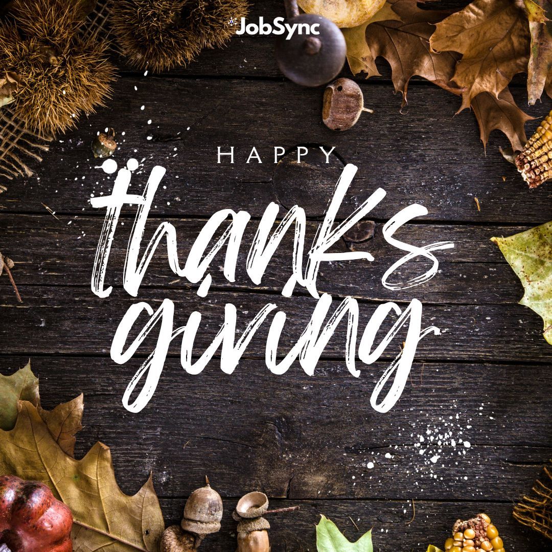 JobSync (@jobsync) on Twitter photo We extend our heartfelt gratitude to our amazing clients and the wonderful community that surrounds us. ✨ Your continued support and trust make our journey truly special. 
Wishing you all a joyous and gratitude-filled #Thanksgiving! 🦃 We extend our heartfelt gratitude to our amazing clients and the wonderful community that surrounds us. ✨ Your continued support and trust make our journey truly special. 
Wishing you all a joyous and gratitude-filled #Thanksgiving! 🦃