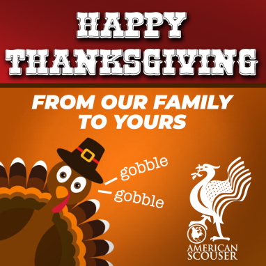 ScousersUS's tweet photo. From the entire flock of turkeys at American Scouser we would like to wish everyone celebrating a Happy Thanksgiving! We appreciate all of your help in growing the site and for your support. Have a great day and up the Reds! YNWA https://t.co/Vax0pSmskM