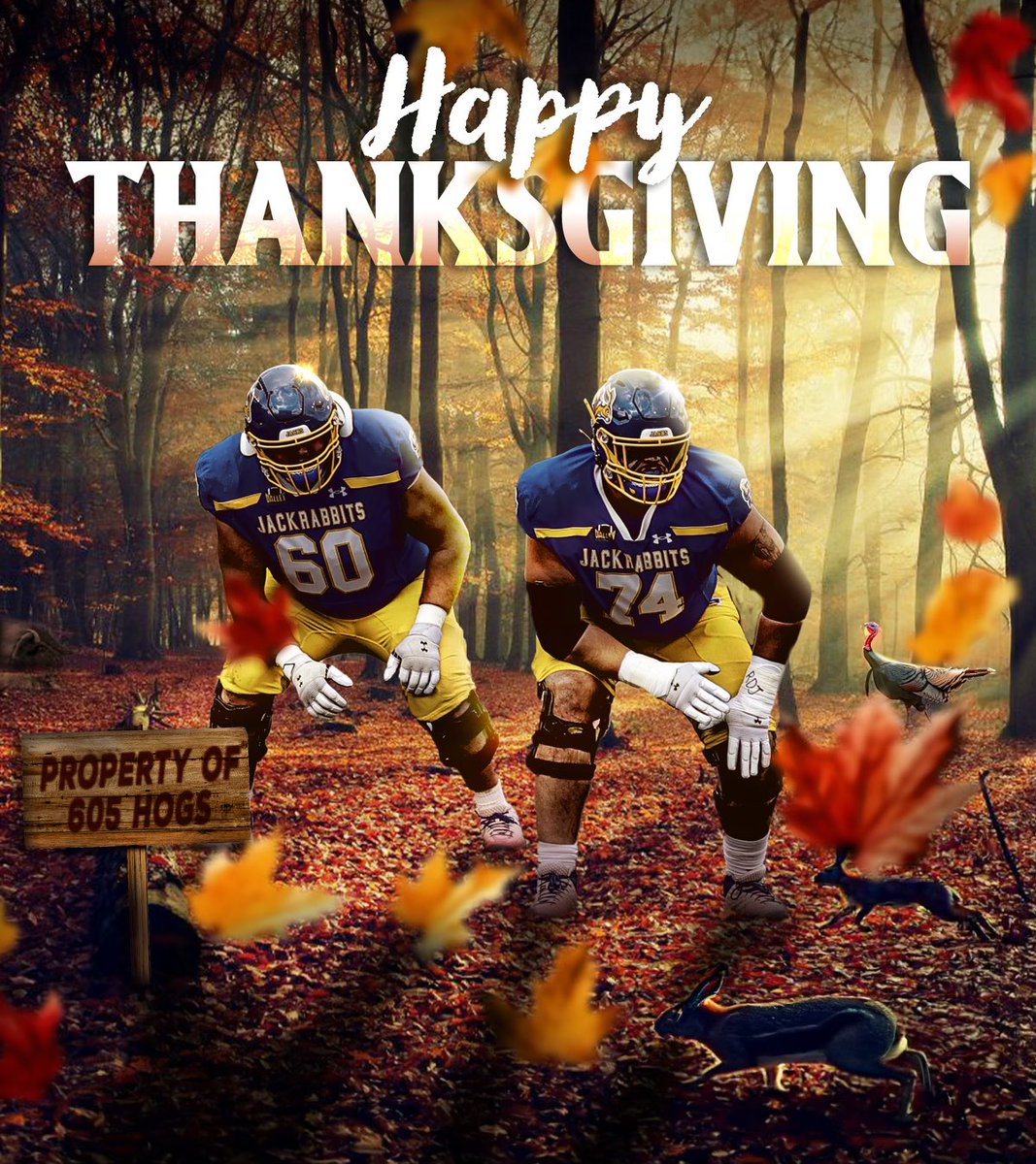 Happy Thanksgiving, Jackrabbit Nation! 

#GoJacks 🐰🏈