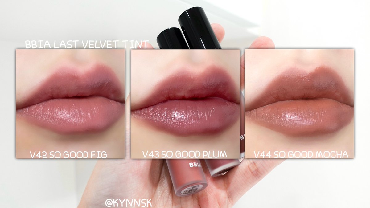 kynnsk's tweet photo. BBIA Last Velvet Tint สีใหม่สวยอะ ฟีลใบไม้ร่วงใดใด 🍂🍁 โทนสีติดน้ำตาลที่ทาแล้วหน้าไม่หมอง ทาแล้วเรียบหรูดูแพง 🌟 เนื้อนุ่มเกลี่ยง่ายมากๆ บางเบาไม่หนักปาก คนปากแห้งก็ทาได้น้า ไม่เป็นคราบ ไม่ตกร่อง ติดทนระดับนึงเลย 🤎 https://t.co/yrqnffYCCL