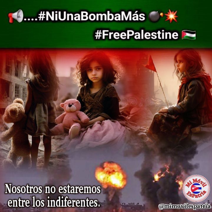Hoy estaremos alzando nuestras voces defiendo la causa palestina, por el pueblo que ha sido sometido por más de 70 años a la barbarie y el genocidio. 

No estaremos entre los indiferentes.

#FreePalestine 🇵🇸