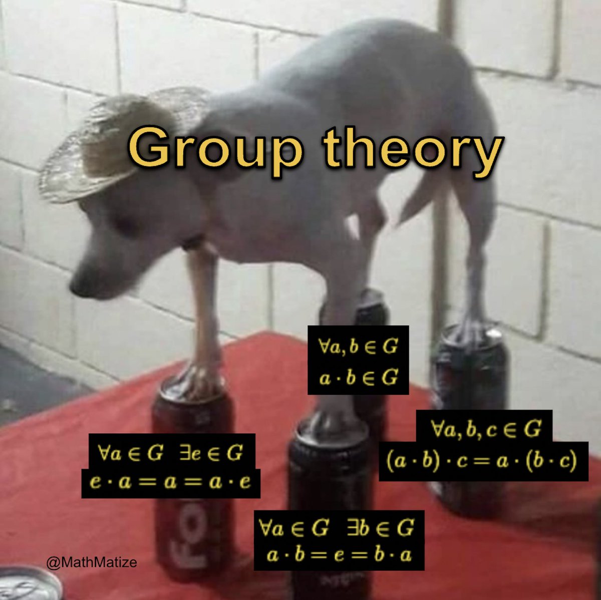 From only a few simple axioms, we get all of group theory