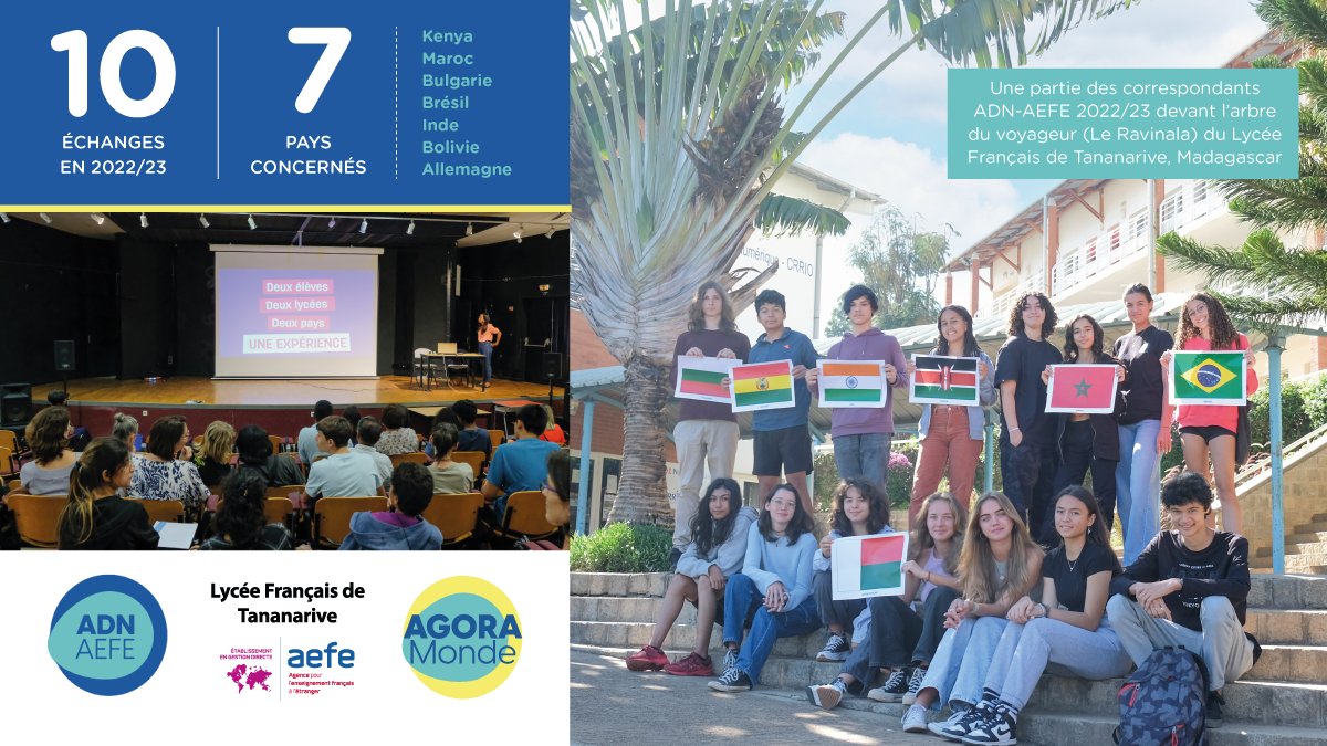 LFTananarive's tweet photo. #RéseauMondial | Une séance d'informations a été organisée mardi soir pour présenter les éléments importants du programme d' #EchangesScolaires ADN-AEFE. L'année dernière, 10 échanges en formule duo ont pu se faire au #LFTananarive @aefeinfo https://t.co/YyFGhPyNQ7