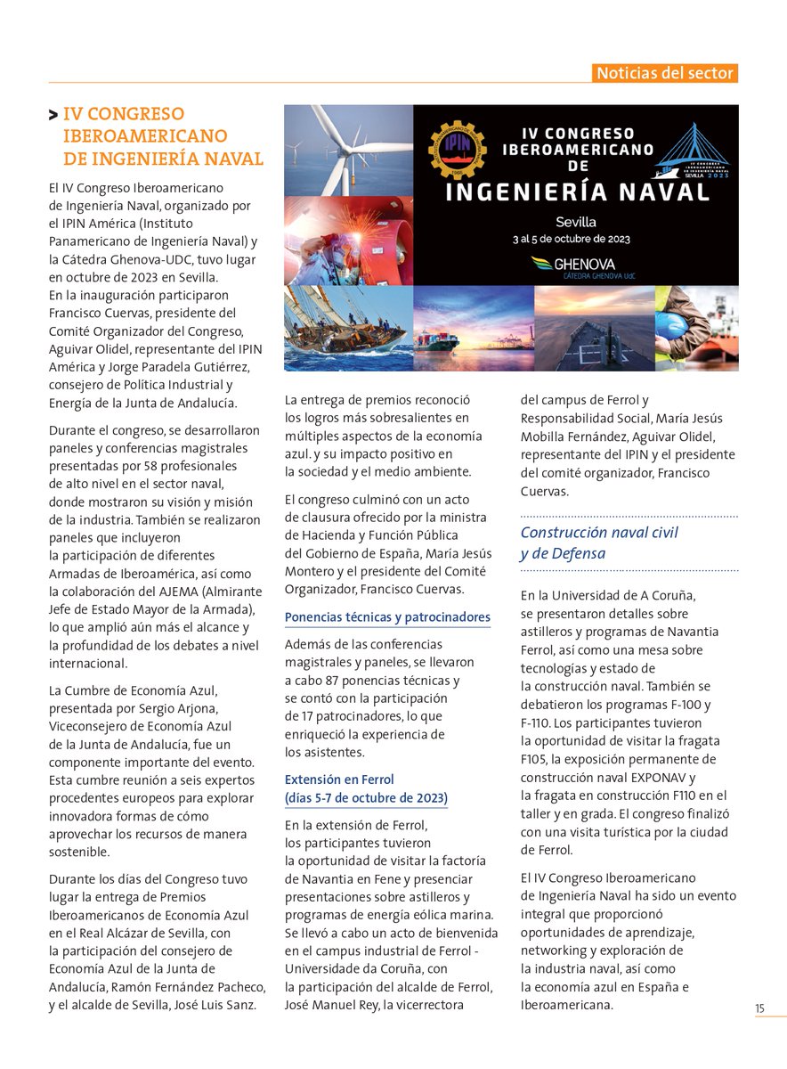 IV Congreso Iberoamericano de Ingeniería Naval tweet media