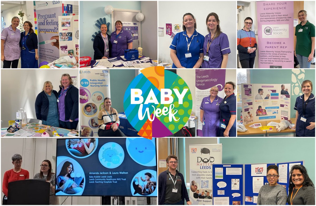 Last week was @BabyWeekUK which brings together organisations in Leeds to host activities for babies, families and professionals. We were delighted to attend the opening event @The_Tetley and hold an open day to showcase maternity services and support available across the city.