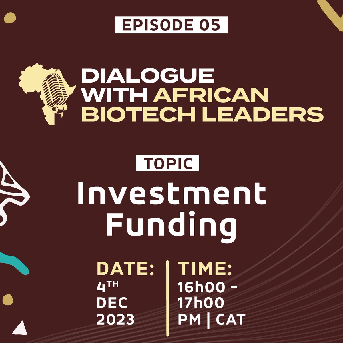 BIO Africa is pleased to announce the speakers for the next Dialogue with African Biotech Leaders segment on Investment Funding: o Dr Phehane an executive for Bioeconomy at TIA. o Gian-Marco, an investment principal at OneBio. Visit bioafricaconvention.com/dialoguewithaf… to secure your spot.