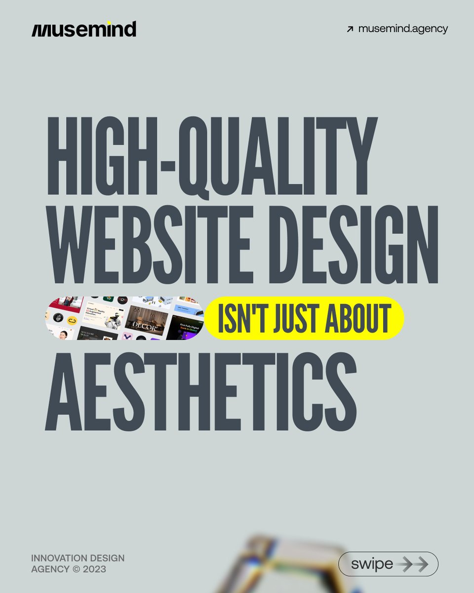 musemindagency's tweet photo. We frequently hear about 'high-quality designs,' but have we ever paused and thought of its profound meaning?
This concept extends beyond the surface, introducing layers of complexity and subtlety. Letβs uncover these layers.
#highqualitydesign #musemind https://t.co/7kIC2uO3Vf