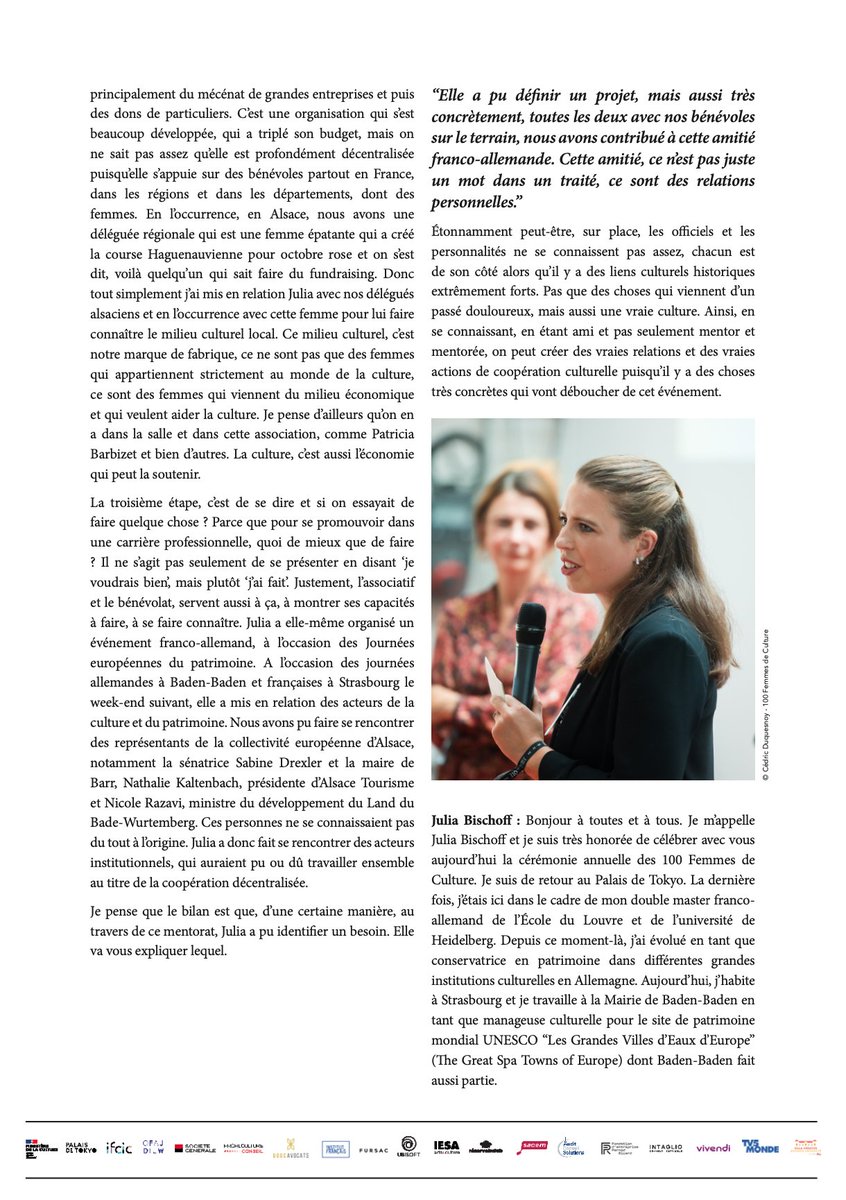 FemmesdeCulture's tweet photo. [Retour d’expérience sur la première édition du programme de mentorat avec l’@ofaj_dfjw]
Avec @LaurenceLeNy, @AnneTallineau, Célia Verot, et Julia Bischoff. 

Le dispositif est reconduit pour 2024.
Renseignements et lien vers le formulaire de candidature : https://t.co/4ok0JVk1FM https://t.co/eEt5nlf9HE