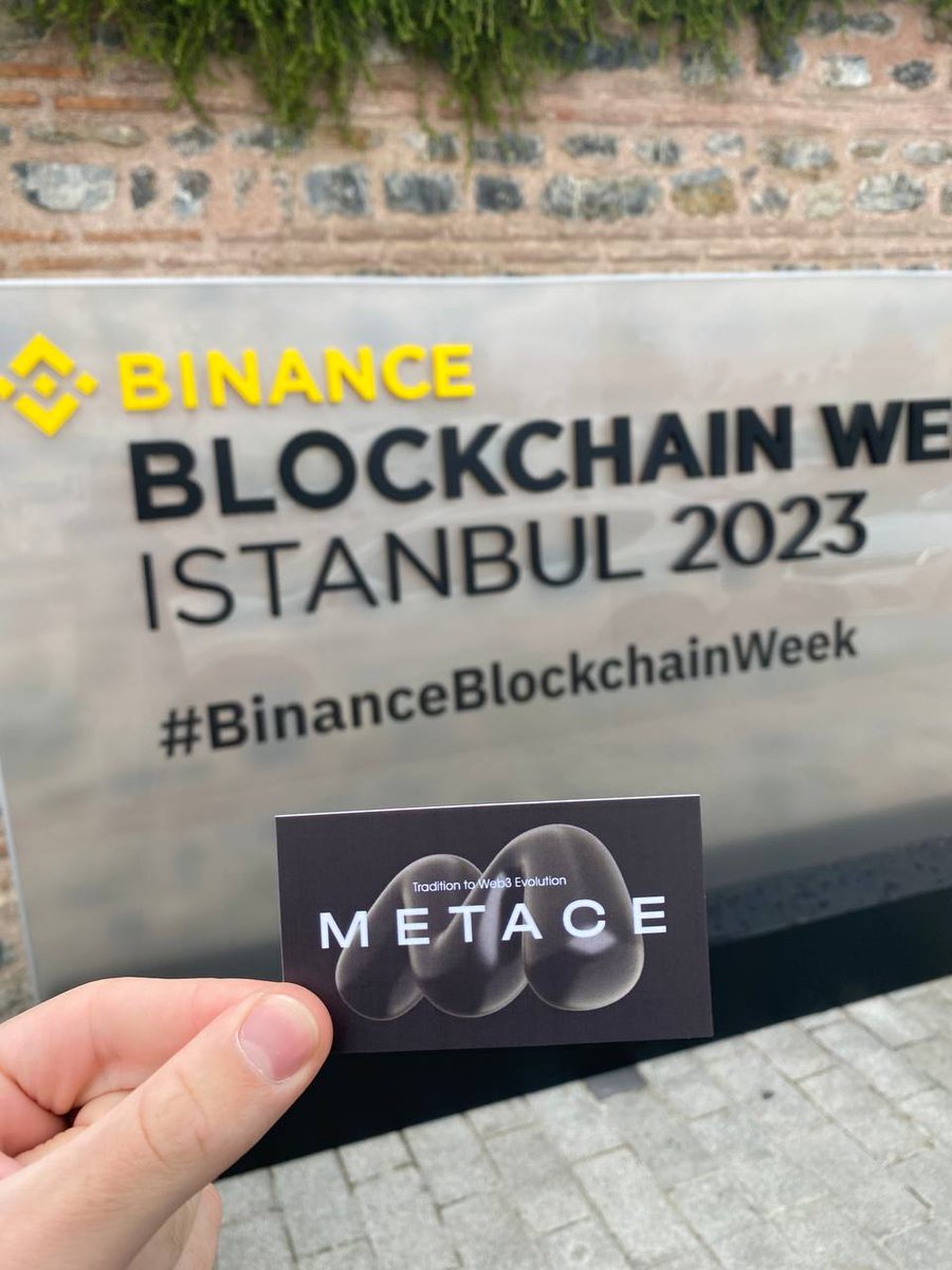 metaceio's tweet photo. Exploring frontiers at #BinanceBlockchainWeek! 🚀 METACE's CEO just returned with fresh insights and thrilling partnerships on the horizon. Stay tuned as we level up the gaming universe! #Web3 #GamingFuture https://t.co/o5ToXWsm6C