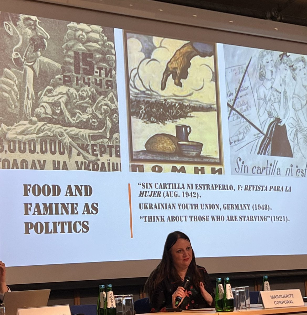 A great keynote 'Heritage of Hunger in Europe: The Past and Present Politics of Embodying Disaster’ by @m_corporaal at the 13th Genealogies of Memory conf ’Pandemics, famines and industrial disasters of the 20th and 21st centuries’ organized by @enrs_eu . Two more days to go!